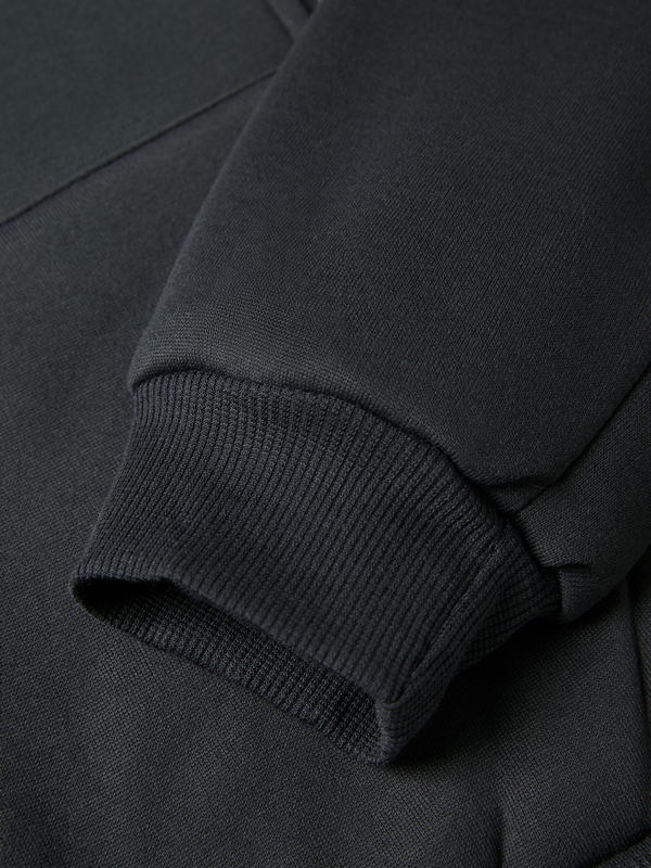 Men's Street Skull Star Heart Print Full Zip Oversized Hoodie-4