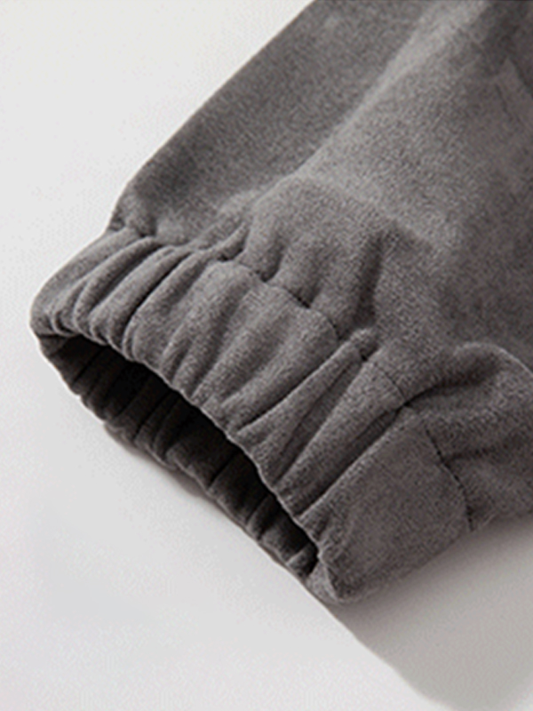 Men's Floral Letter Embroidery Oversized Hoodie-2